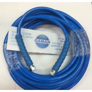 TUBO IDROPULITRICE  TERMOPLASTICO 5/16" MT. 15 COMPLETO DI MANOPOLE E RACCORDI 3/8" FEMM - 3/8" FEMM